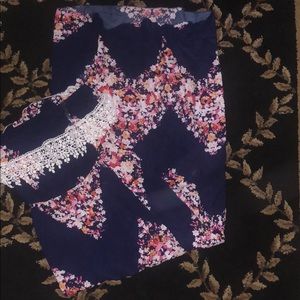 Strapless maxi dress